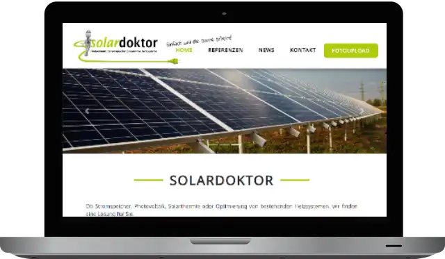 Codemon - News - 1. Kunde Solardoktor